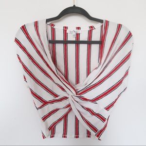 Love Tree Twist Crop Top